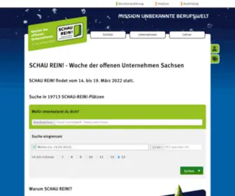 Schau-Rein-Sachsen.de(SCHAU REIN) Screenshot