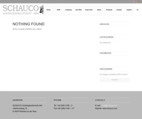 Schauco.com(Herzlich Willkommen bei Schauco) Screenshot