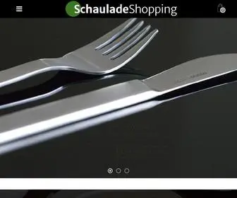 Schaulade.de(Porzellan, Gläser, Bestecke, Kochmesser, Wohnaccessoires online beim Fachhändler aus Frankfurt am Main kaufen) Screenshot