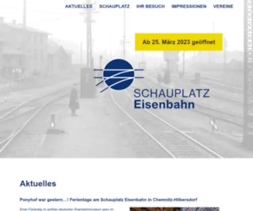 Schauplatz-Eisenbahn.de(Schauplatz Eisenbahn) Screenshot