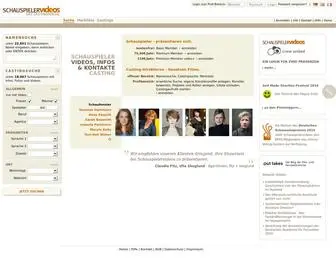 Schauspielervideos.de(Das Castingportal) Screenshot