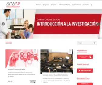 SCHCP.cl(Sociedad Chilena Cirugía Pediatrica) Screenshot