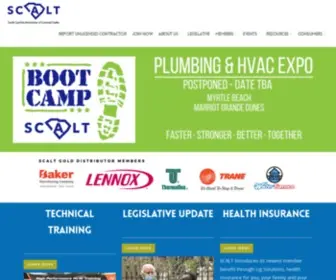 Scheatingandair.org(We Promote the HVAC industry in South Carolina) Screenshot