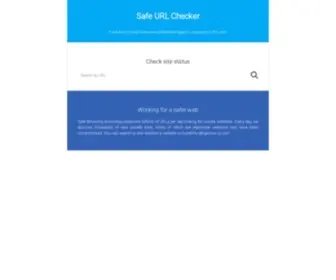 Schecker.site(Safe URL Checker) Screenshot