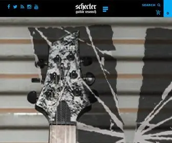 Schecterguitars.com(Schecter Guitars) Screenshot