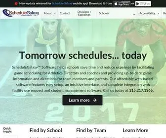 Schedulegalaxy.com(Schedulegalaxy) Screenshot