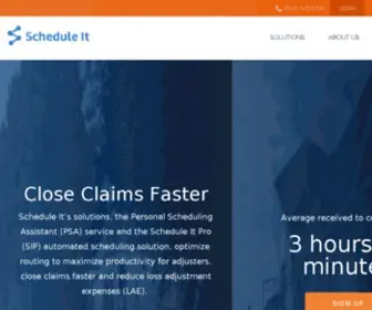 Scheduleit.io(Scheduling Solutions for Insurance Adjusters) Screenshot