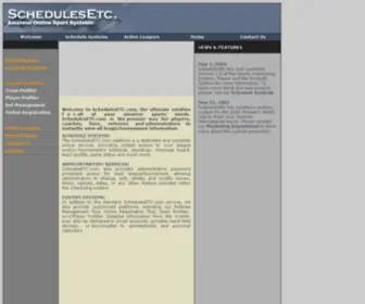 Schedulesetc.com(Schedulesetc) Screenshot