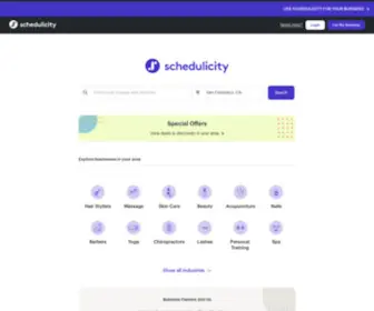 Schedulicity.com(Schedulicity Online Scheduling) Screenshot