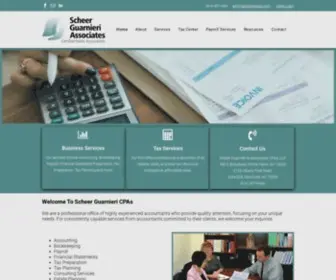 ScheercPas.com(Scheer Guarnieri & Associates CPAs) Screenshot