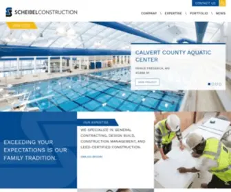 Scheibelconstruction.com(Scheibel Construction) Screenshot