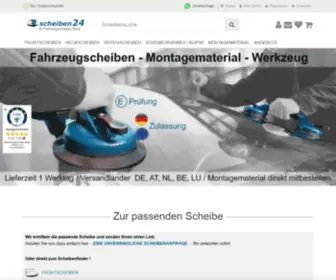 Scheiben24.de(Scheiben24 Ihr Windschutzscheiben Frontscheiben Shop) Screenshot