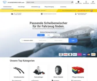 Scheibenwischer.com(Bis zu 60% rabatt und blitzversand vom profi) Screenshot