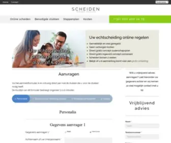 Scheiden.nl(20 jaar ervaring in scheiden via internet) Screenshot