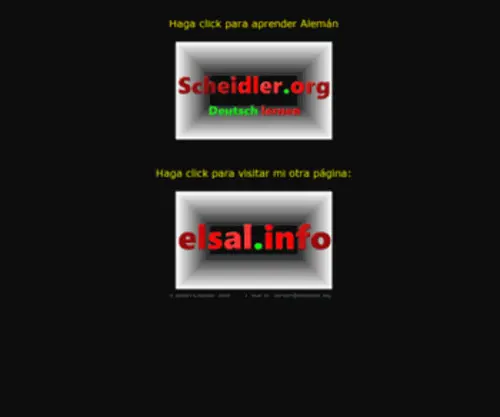 Scheidler.org(Deutsch in El Salvador) Screenshot