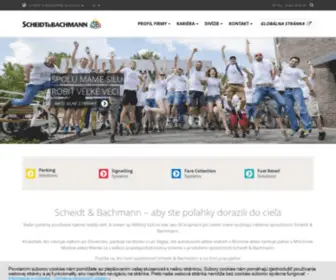 Scheidt-Bachmann.sk(Scheidt & Bachmann Slovensko) Screenshot