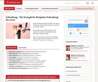 Scheidung.org(SCHEIDUNG 2020 ≫ Über 90) Screenshot