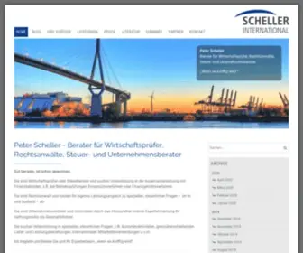 Scheller-International.com(Peter Scheller) Screenshot