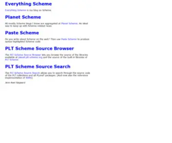 Scheme.dk(Home of the blog Everything Scheme) Screenshot