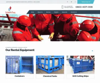 Schemteq.com(Schemteq Integrated Services Limited) Screenshot