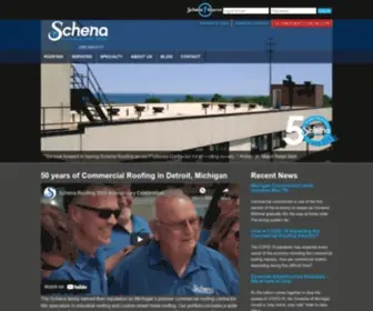 Schenaroofing.com(Schena Roofing) Screenshot