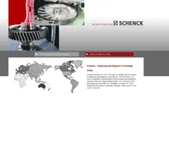 Schenck-India.com(Schenck RoTec worldwide) Screenshot