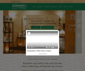 Schendensmedspa.com(Schendens Medical Spa Michigan) Screenshot