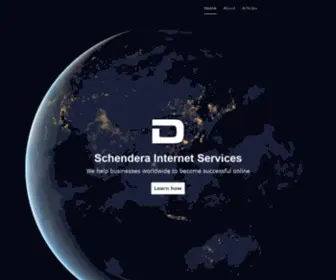 Schendera.com(Internet Services) Screenshot