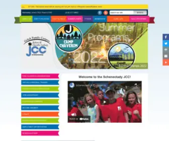 SchenectadyjCC.org(Schenectady Jewish Community Center) Screenshot