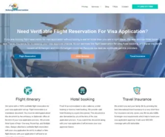 Schengenreservation.com(Flight Reservation For Visa Application) Screenshot