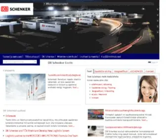 Schenker.ee(DB Schenker in Estonia) Screenshot