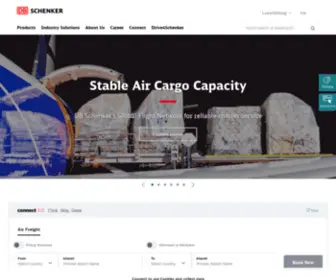 Schenker.lu(DB Schenker) Screenshot