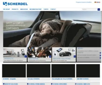 Scherdel.com(SCHERDEL-Fortschritt aus Tradition) Screenshot