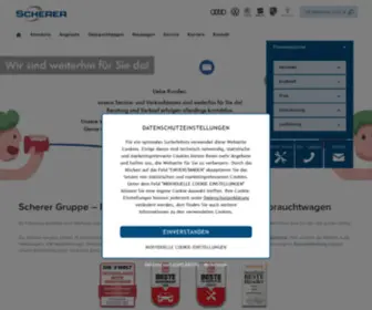 Scherer-Gruppe.de(Scherer Gruppe) Screenshot