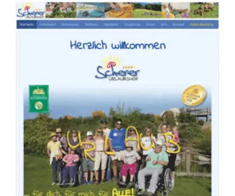 Scherer-Urlaub.de(Herzlich willkommen) Screenshot