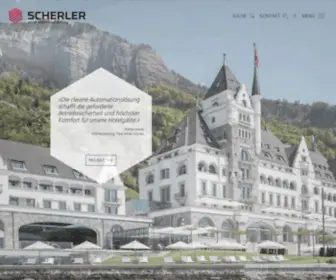 Scherler-ING.ch(Über uns) Screenshot