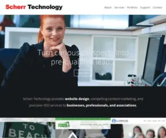 Scherrtech.com(Scherr Technology) Screenshot