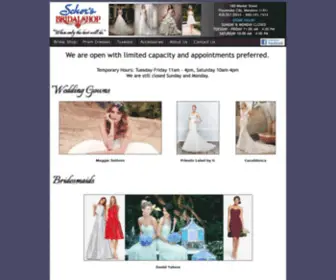 Schers.com(Scher's Bridal Shop in Pocomoke City) Screenshot
