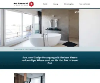 Schetter.ch(Max Schetter AG) Screenshot