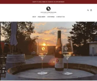 Scheuermannwinery.com(Scheuermann Vineyard & Winery) Screenshot