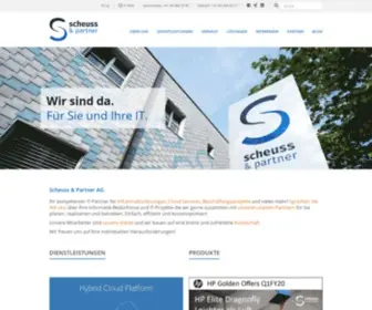 Scheuss-Partner.ch(Scheuss & Partner AG) Screenshot