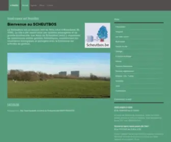 Scheutbos.be(Grand espace vert bruxellois) Screenshot