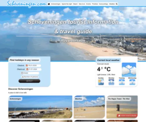 Scheveningen.com(Scheveningen Toeristeninformatie) Screenshot