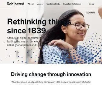 Schibsted.com(Empowering people in their daily lives) Screenshot