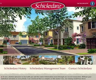 Schickedanzsouth.com(Real estate developer) Screenshot