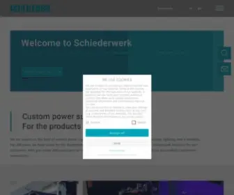 Schiederwerk.de(Experte für kundenspezifische Leistungselektronik) Screenshot