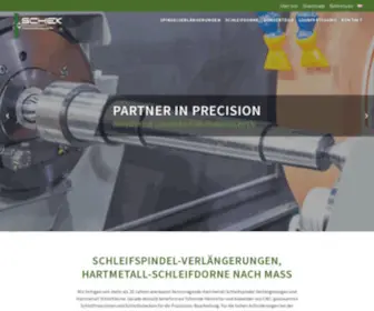 Schiek-Rundschleifen.de(Schleifspindel-Verlängerung Hartmetall Schleifdorn nach Maß) Screenshot