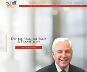 Schiffdentalbrokerage.com(Maryland Dental Brokerage) Screenshot