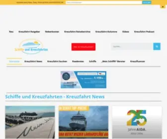 Schiffe-UND-KreuzFahrten.de(Schiffe und Kreuzfahrten) Screenshot