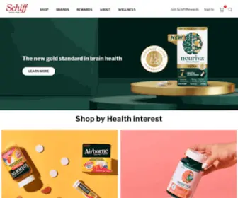 SchiffVitamins.com(Schiff Vitamins) Screenshot
